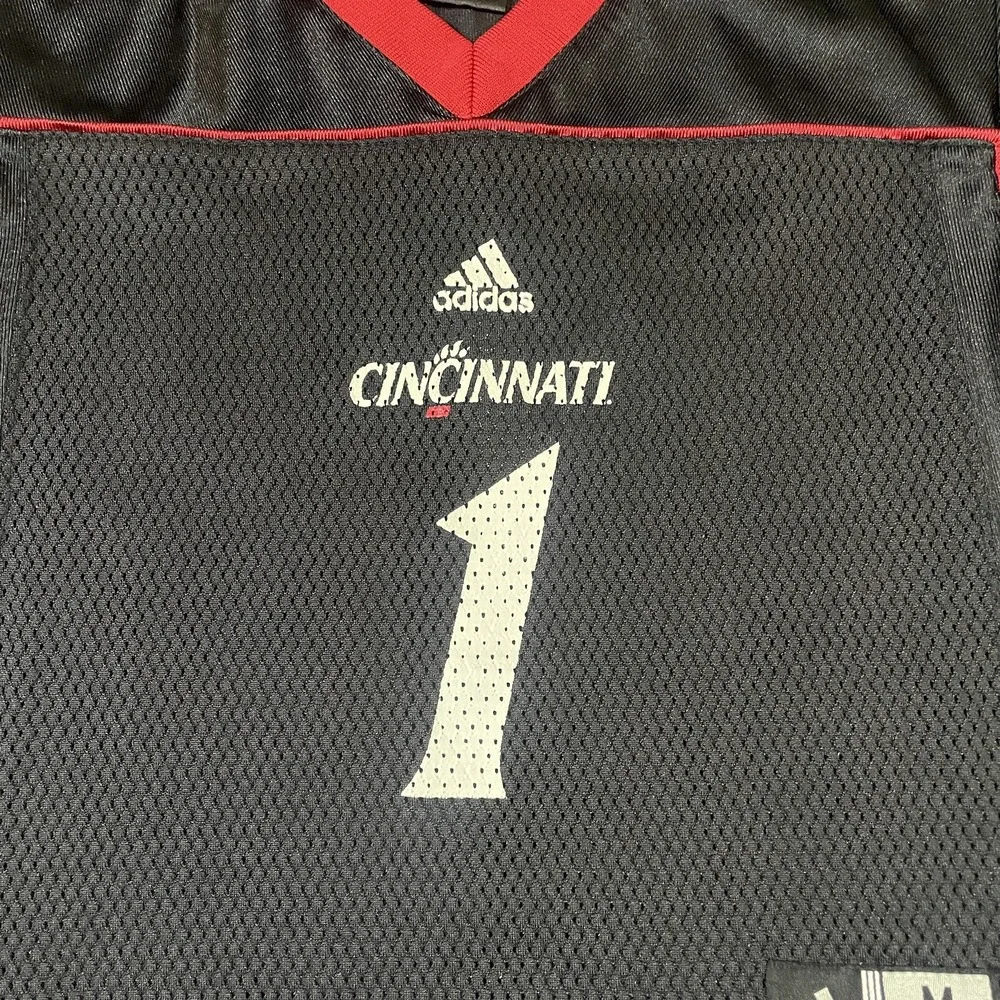 Adidas Cincinnati Bearcats Football Jersey #1 Gilyard Sauce Gardner Youth 5-6